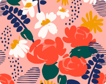 Floral seamless pattern. Vector design Related Keywords