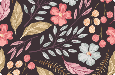 Floral seamless textured pattern