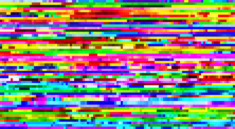 Glitch Effect Vector