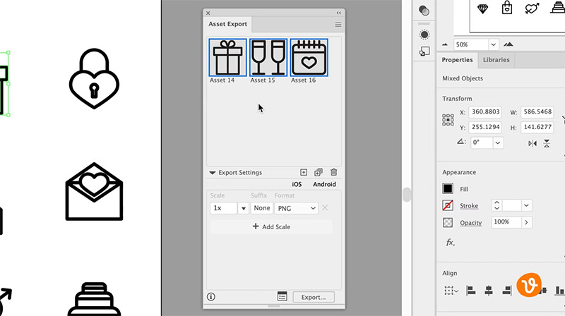 Export Vector to PNG in Illustrator