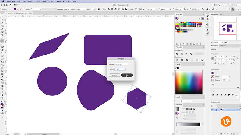 Adding Polygon Tool in Illustrator