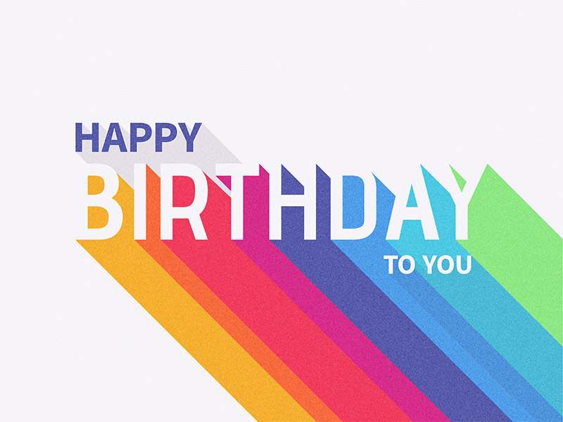 Happy Birthday Vector