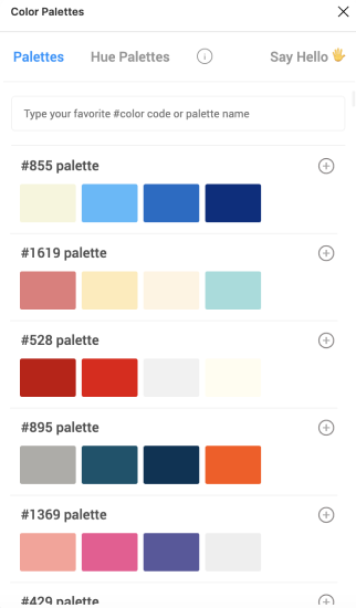 Color Palettes Figma Plugin