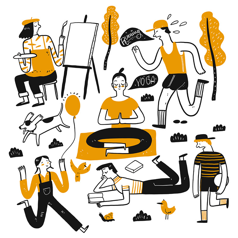 Hand-Drawn Illustration