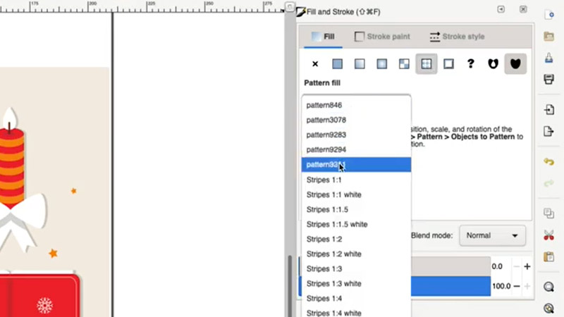 Selecting the Pattern