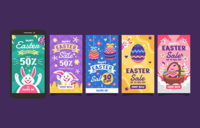 Easter Sale Banners