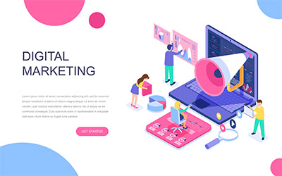 Digital Marketing UI Template