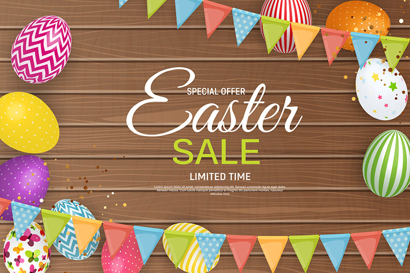 Easter Sale Vector