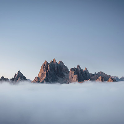 Clouds and moutains