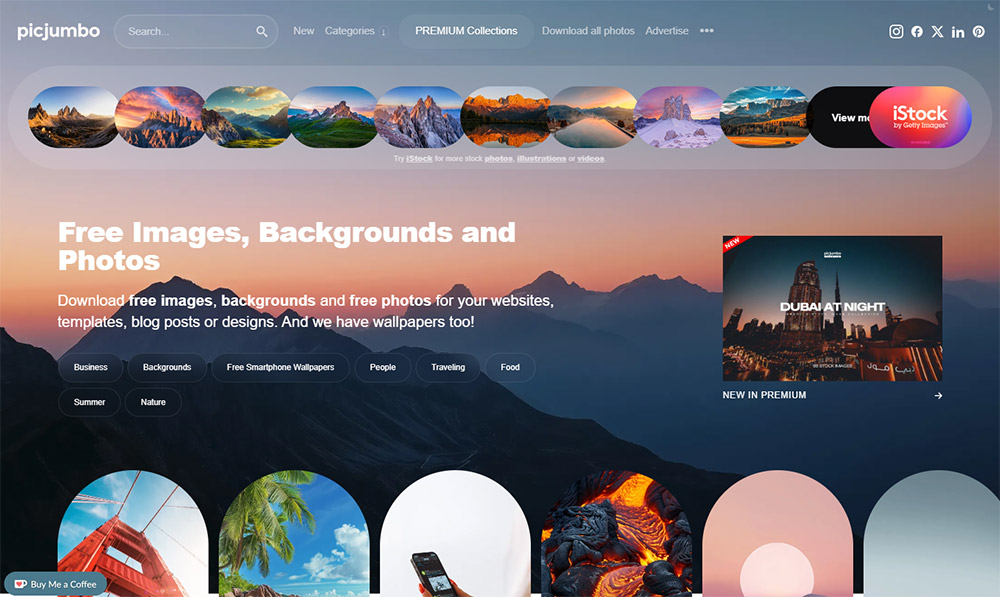 picjumbo website